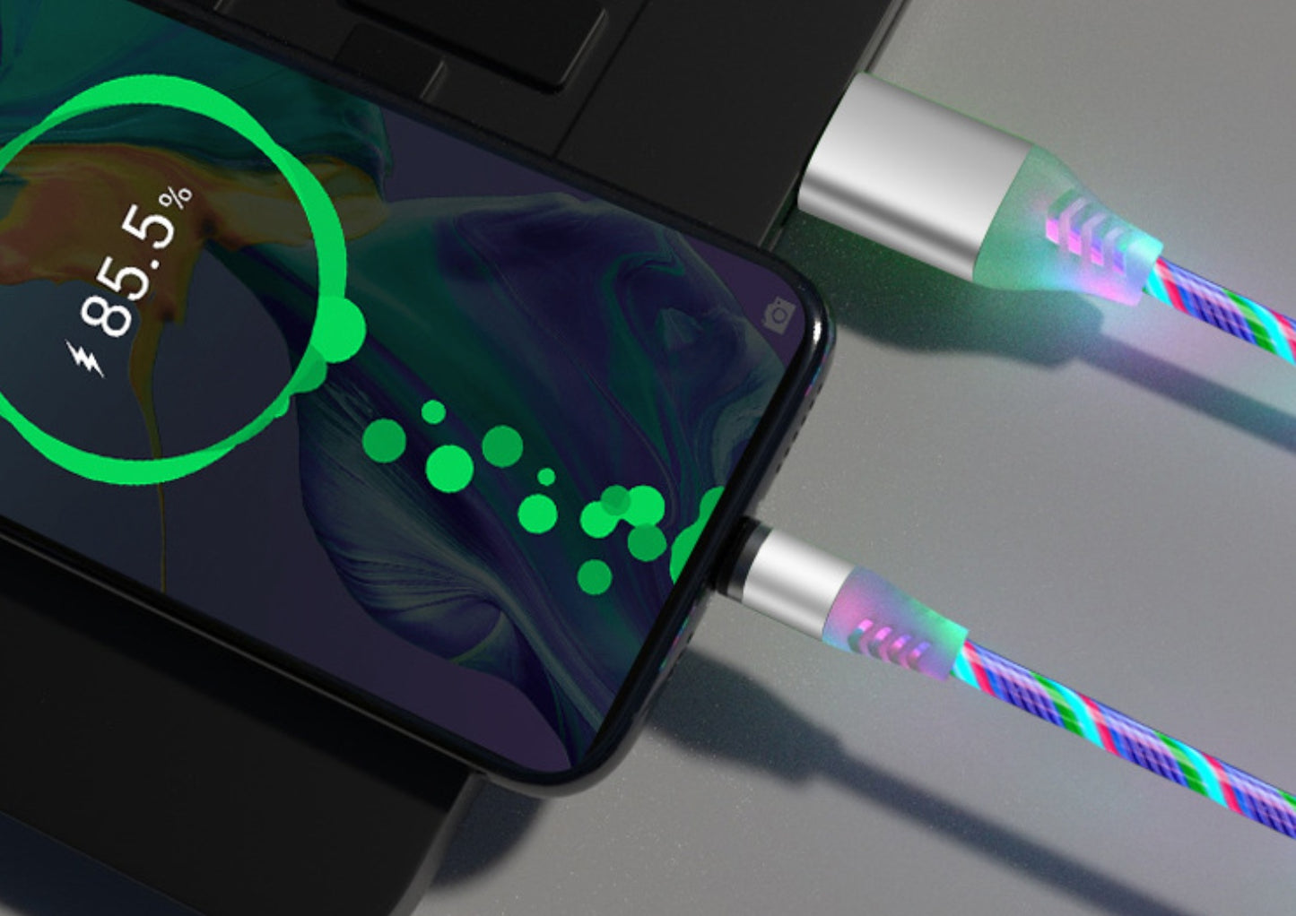 Compatible with Apple, Flowing Ligh Magnetic Streame