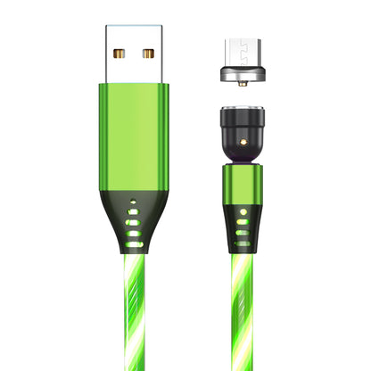 540 Rotate Luminous Magnetic Cable 3A Fast Charging Mobile Phone